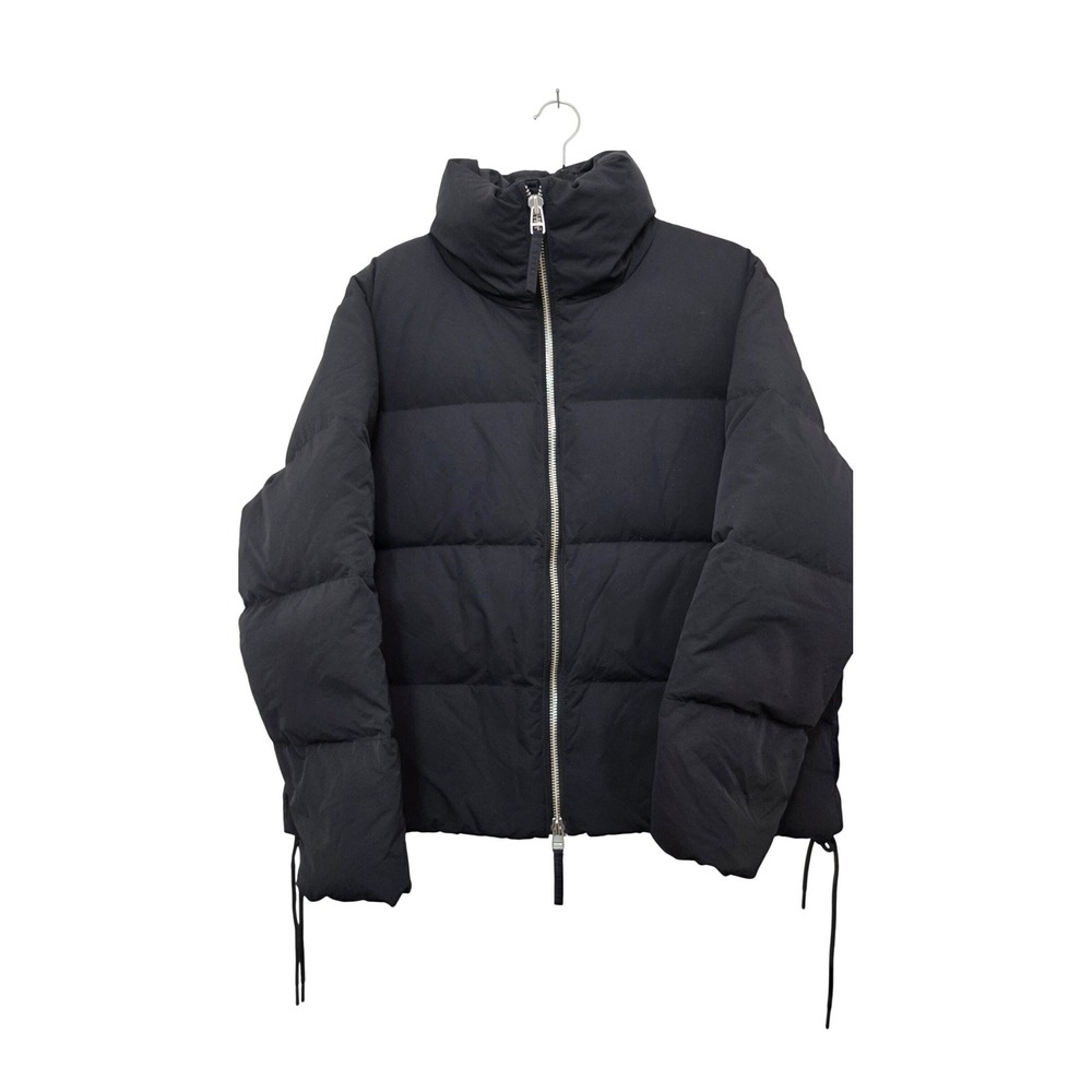 Everlane Re:Down Puffer Jacket Women Large Black Quilted Recycled Down Coat